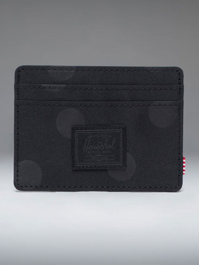 Herschel Charlie Cardholder Wallet | POLKA DOT BLACK TONAL (08220)