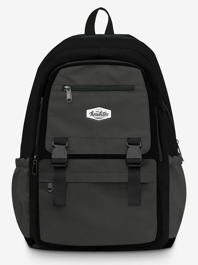 Headster Colorblock Charcoal Backpack | CHARCOAL