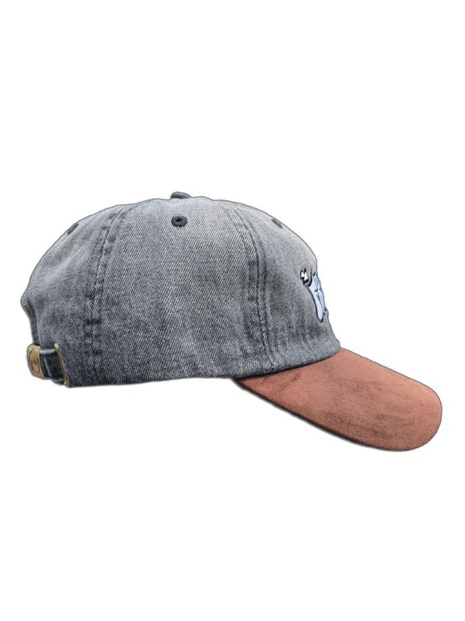 Frosted Skateboards Throwy Logo Hat Fall 2023 | GREY/BROWN