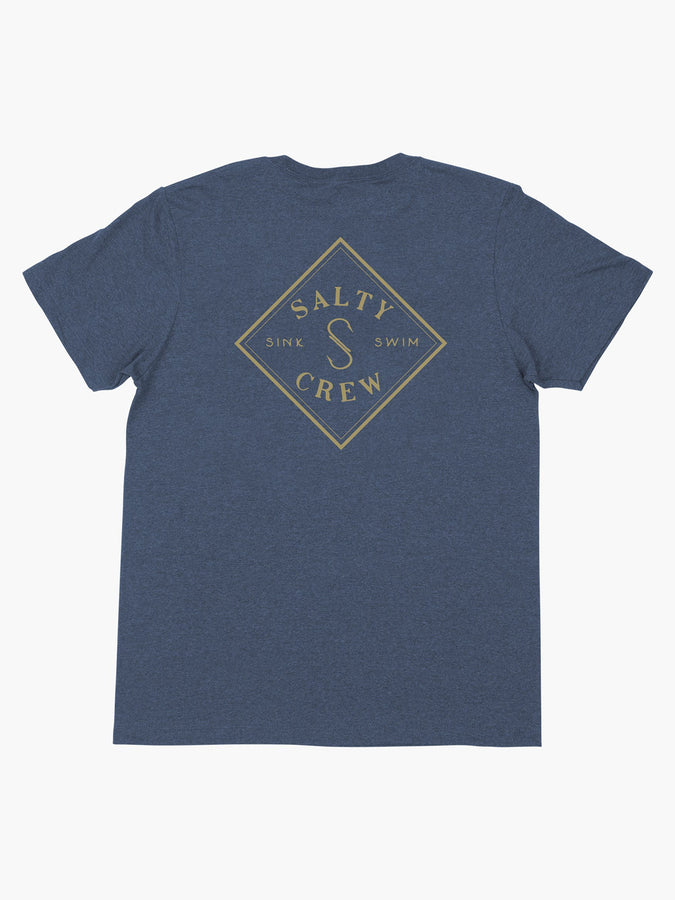 Salty Crew Tippet Premium T-Shirt Spring 2024 | NAVY HEATHER