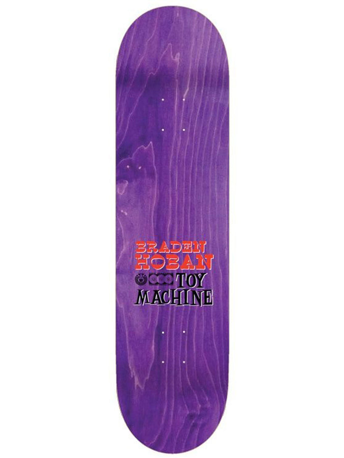Toy Machine Braden Hoban Mind Control 8.25 Skateboard Deck | MULTI