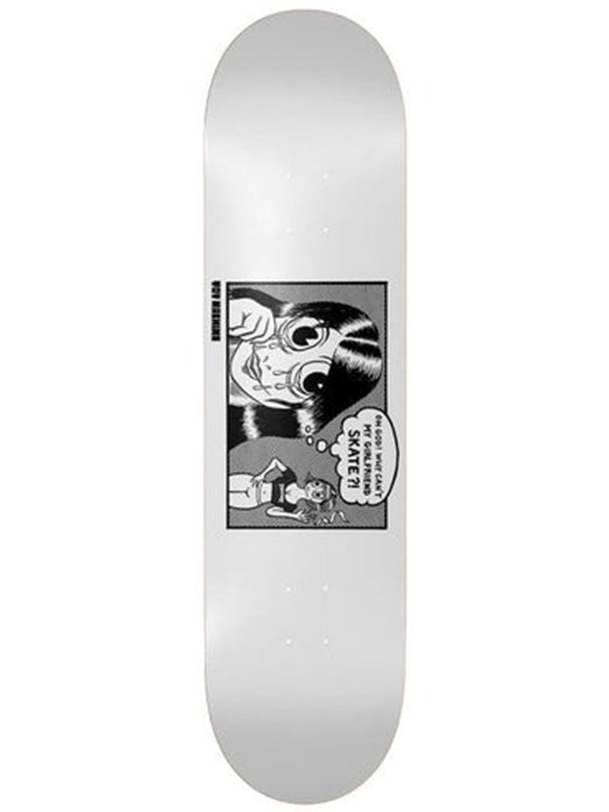 Toy Machine x Trasher Girlfriend 8.25'' Skateboard Deck 2025 | WHITE