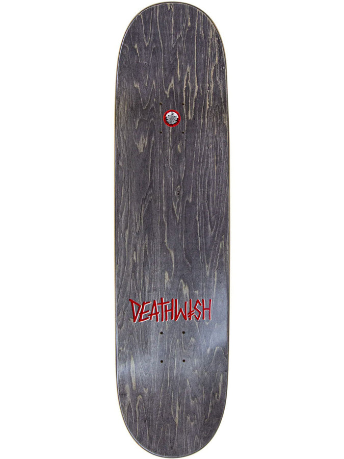 Deathwish Pedro Gang Logo Horses 8.25 Skateboard Deck | YELLOW