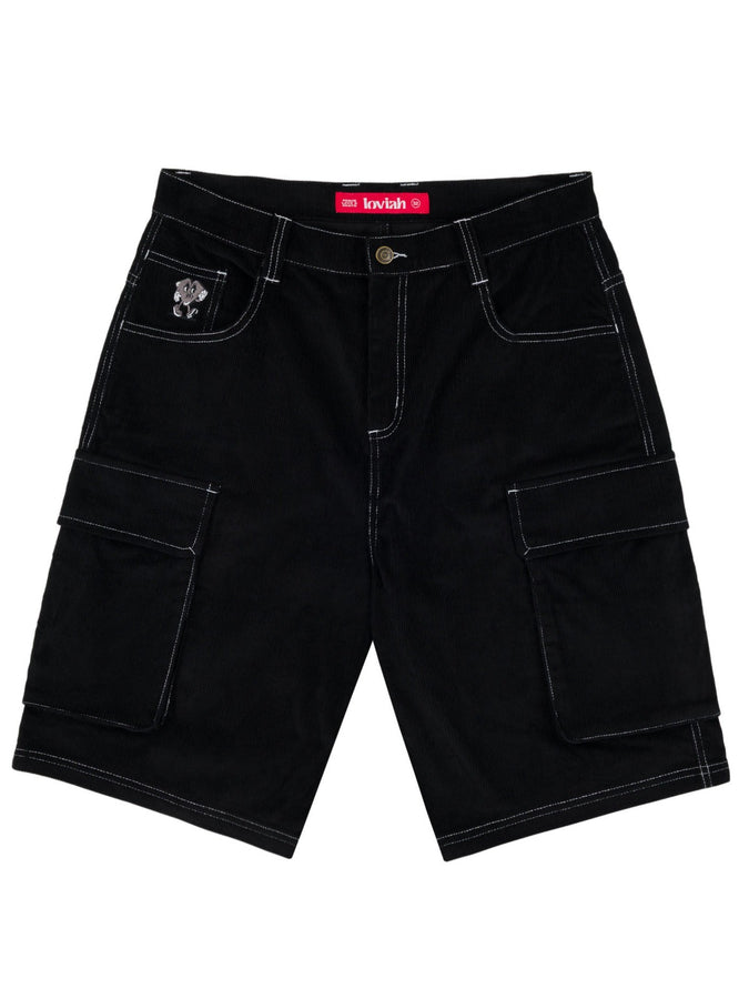 Loviah Trooper Corduroy Shorts Spring 2026 | JET BLACK