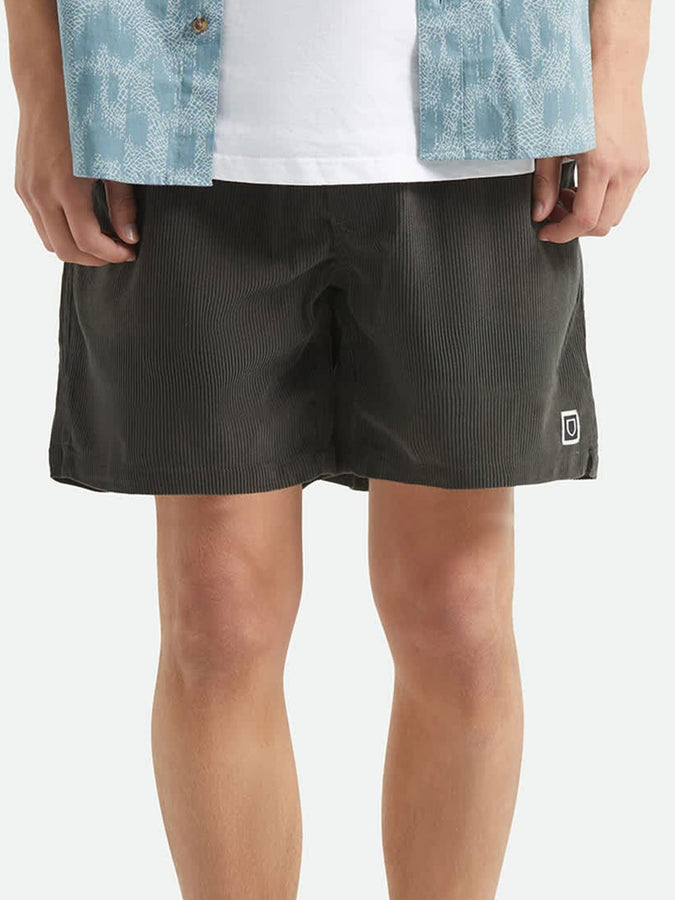 Brixton Everyday Corduroy Shorts Spring 2026 | VINTAGE BLACK
