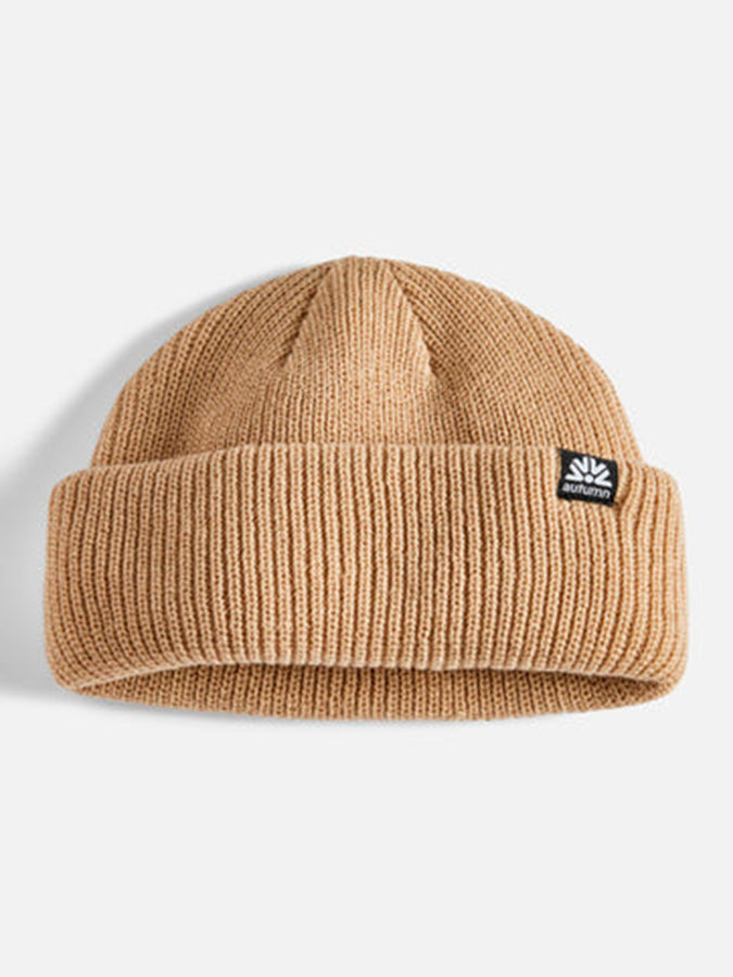 Autumn Double Roll Beanie | KHAKI
