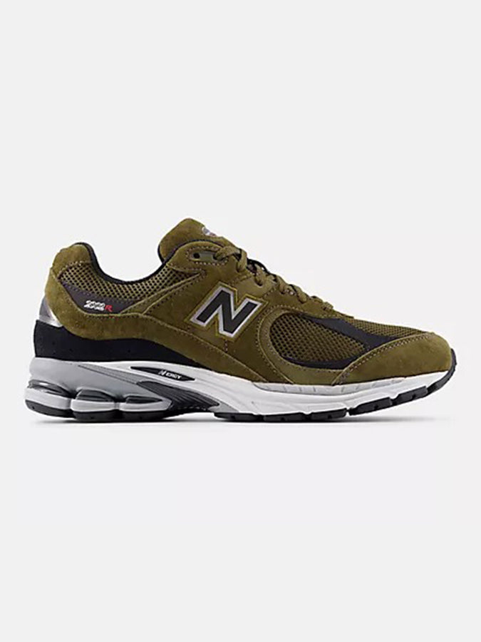 New Balance 2002R Woodland Black Cement Olive Green Men\'s Shoes Sneakers U2002RR New Balance 2002r Sneaker in Woodland & Black Cement | REVOLVE main image 3