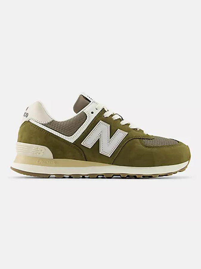 New Balance 574 Calcium/Dark Silver Metallic Shoes Spring 2026 | CALCIUM/DARK SILVER METALLIC
