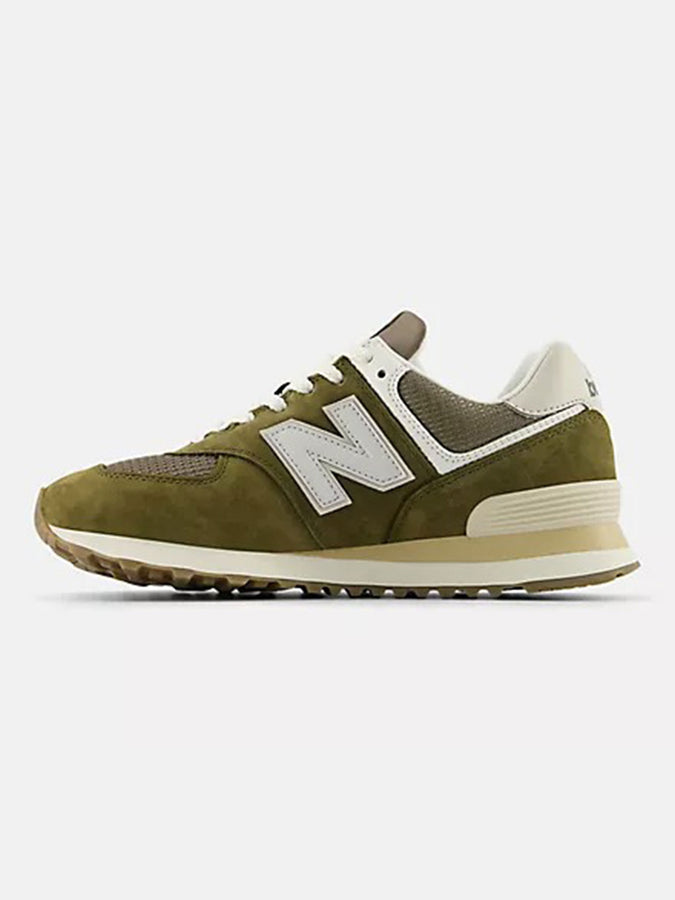 New Balance 574 Calcium/Dark Silver Metallic Shoes Spring 2026 | CALCIUM/DARK SILVER METALLIC