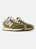 New Balance 574 Calcium/Dark Silver Metallic Shoes Spring 2026