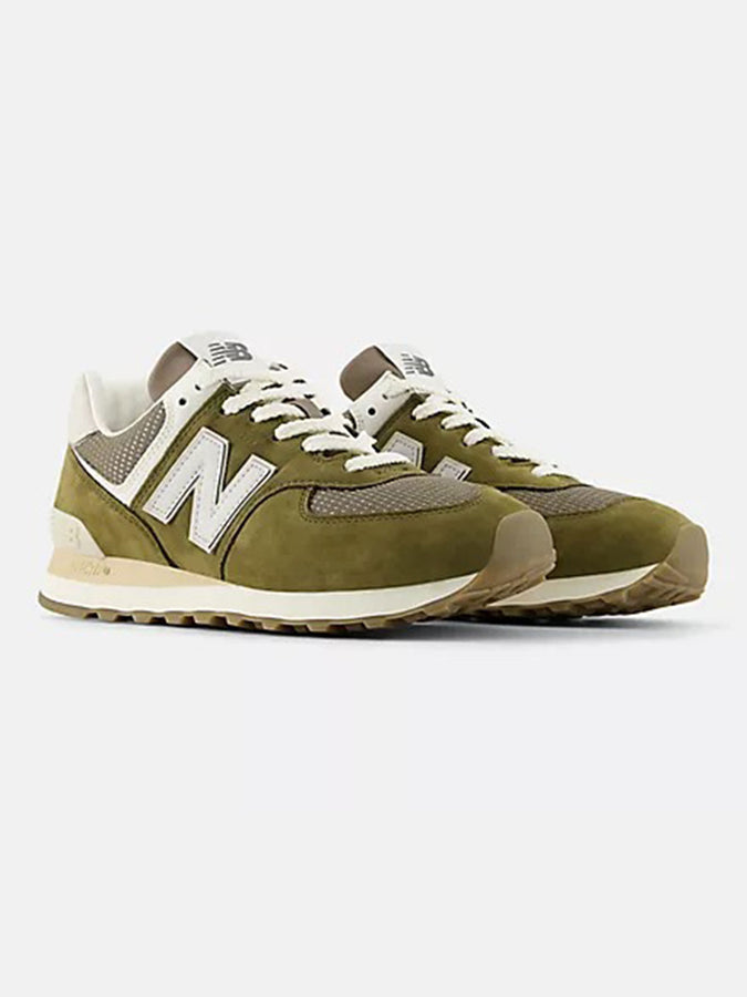 New Balance 574 Calcium/Dark Silver Metallic Shoes Spring 2026 | CALCIUM/DARK SILVER METALLIC