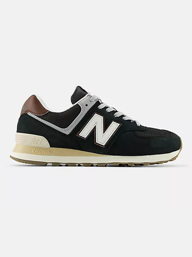 New Balance 574 Brown/Dark Silver Metallic Shoes Spring 2026 | BROWN/DARK SILVER METALLIC