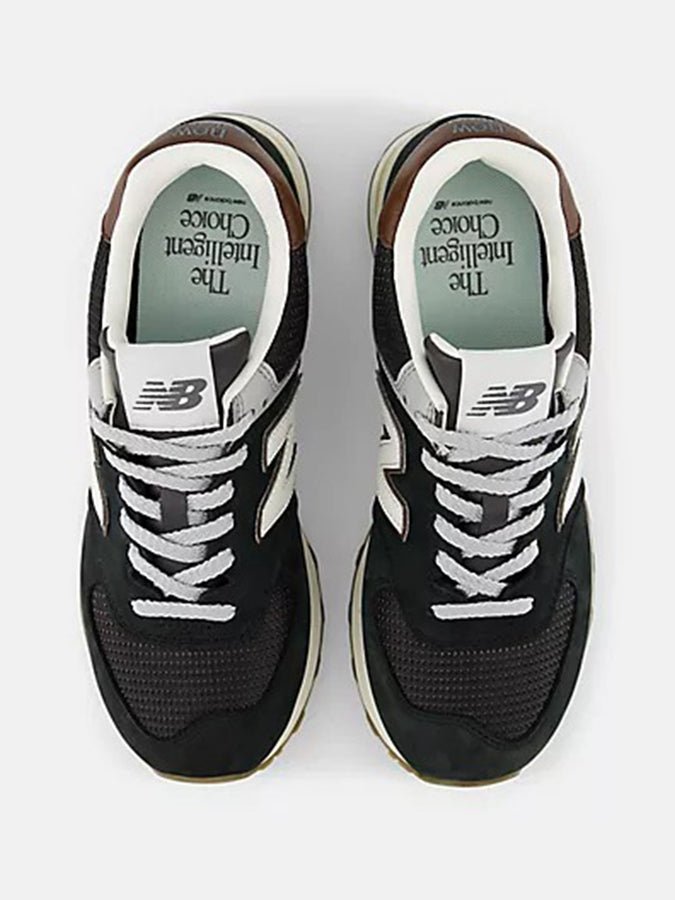 New Balance 574 Brown/Dark Silver Metallic Shoes Spring 2026 | BROWN/DARK SILVER METALLIC