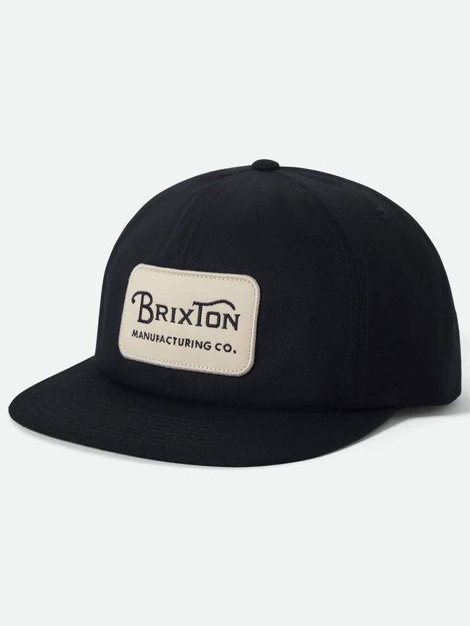 Brixton Grade Snapback Hat | BLACK/OFF WHITE