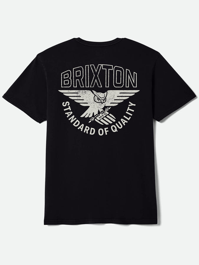 Brixton Watcher T-Shirt Holiday 2026 | BLACK WORN WASH