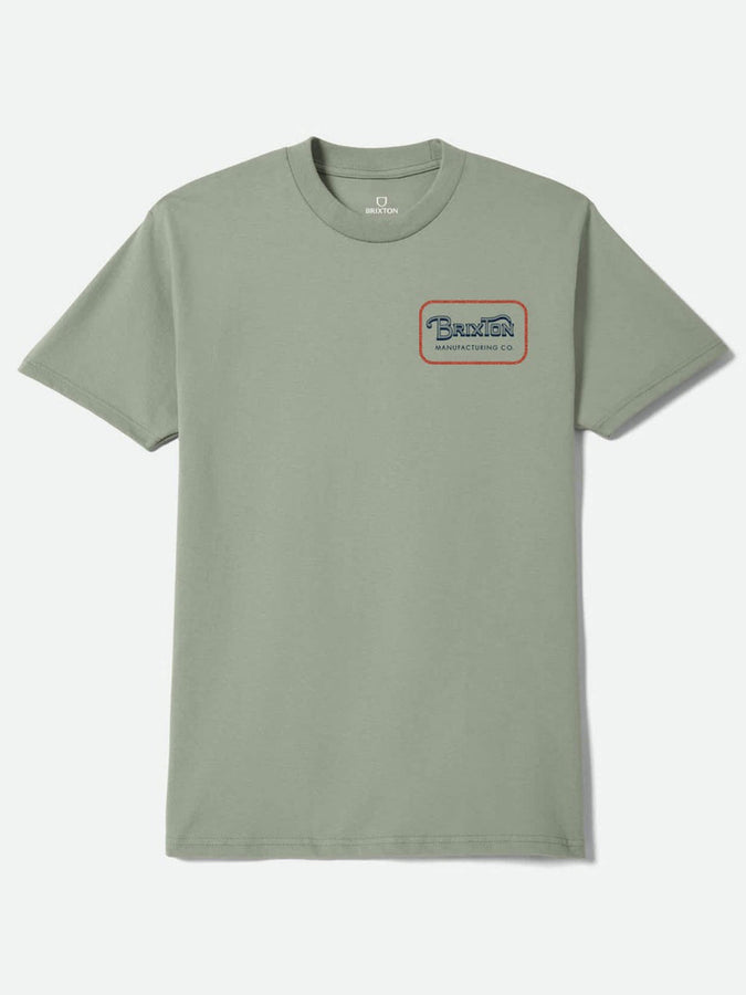 Brixton Grade T-Shirt Spring 2026 | DESERT GREEN/DK NAVY/AMBER TRN