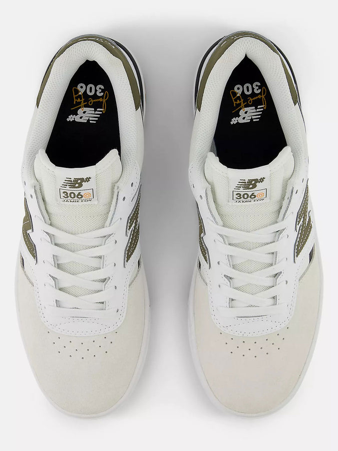 Nb Numeric 306 Cup Foy White/Olive Shoes Spring 2026 | WHITE/OLIVE