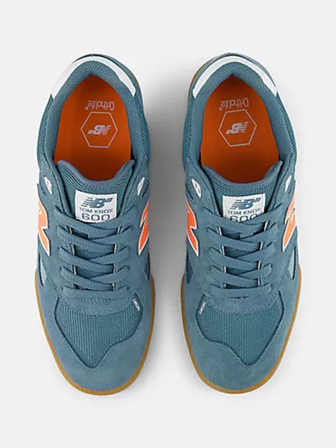 Nb Numeric 600 Tom Knox Salty Water/Orange Shoes Spring 2026 | SALTWATER/ORANGE