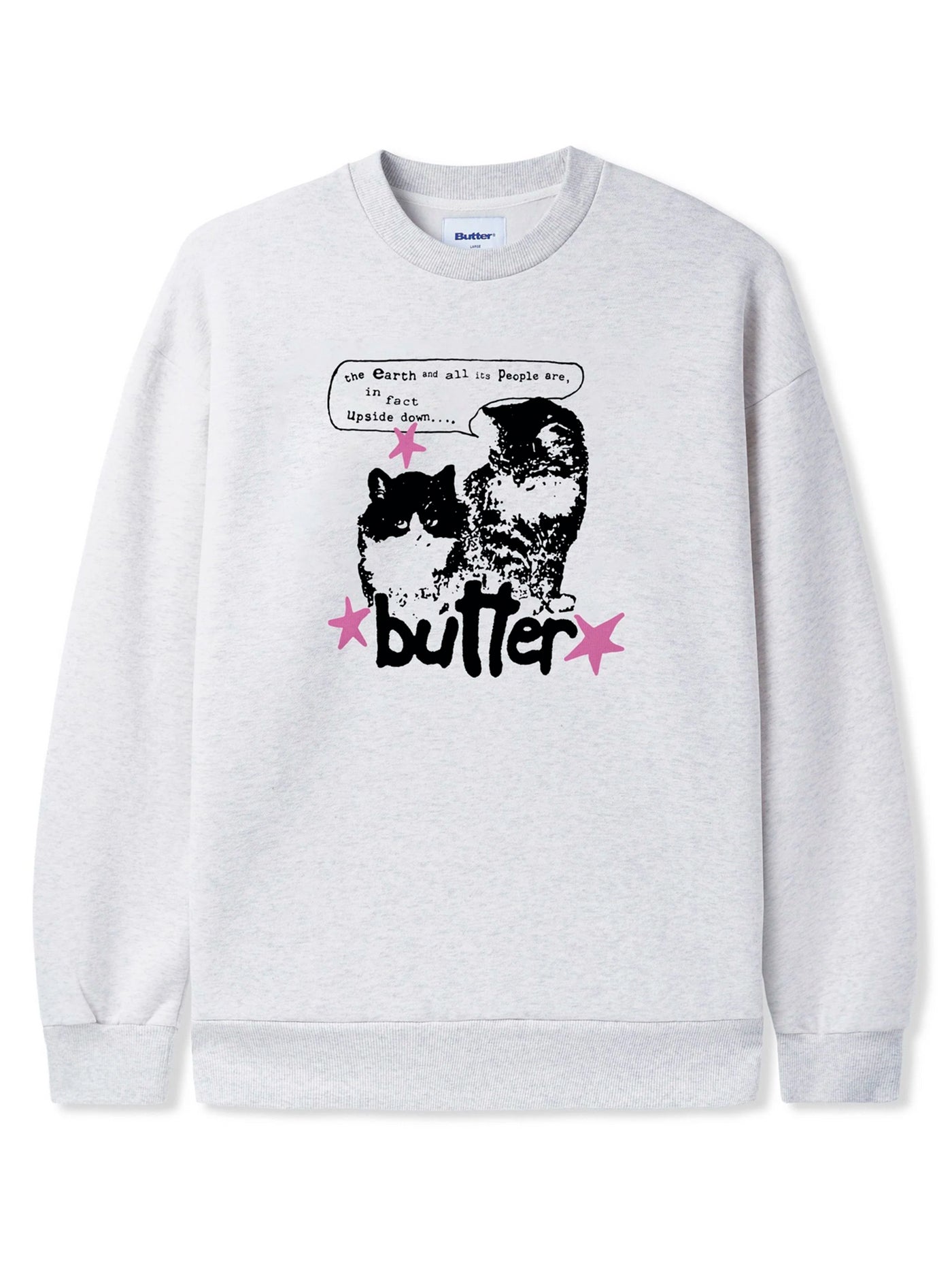 Butter Goods Upside Down Crewneck Sweatshirt Fall 2024