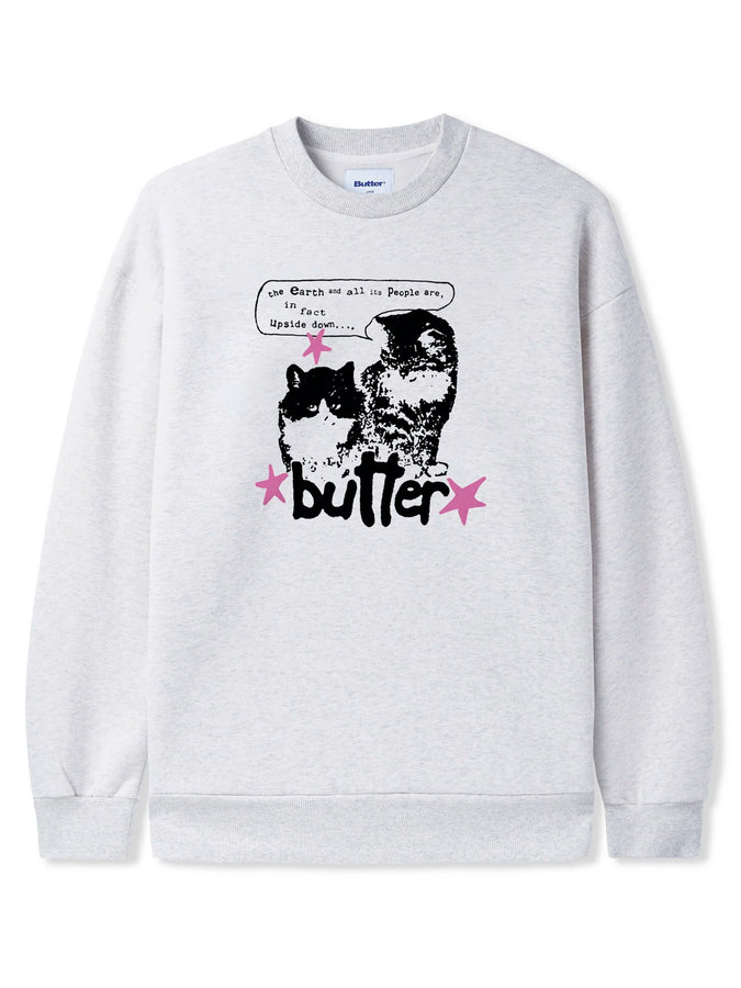 Butter Goods Upside Down Crewneck Sweatshirt Fall 2024 | ASH