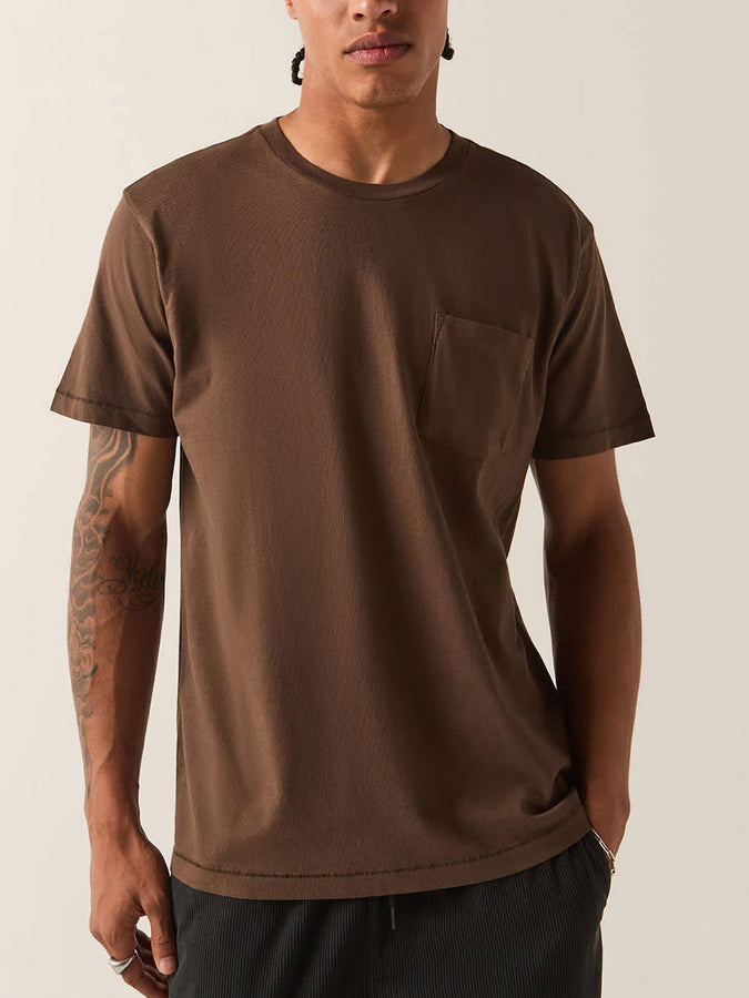 Brixton Baseline Pocket T-Shirt Holiday 2026 | WALNUT BROWN VINTAGE WASH