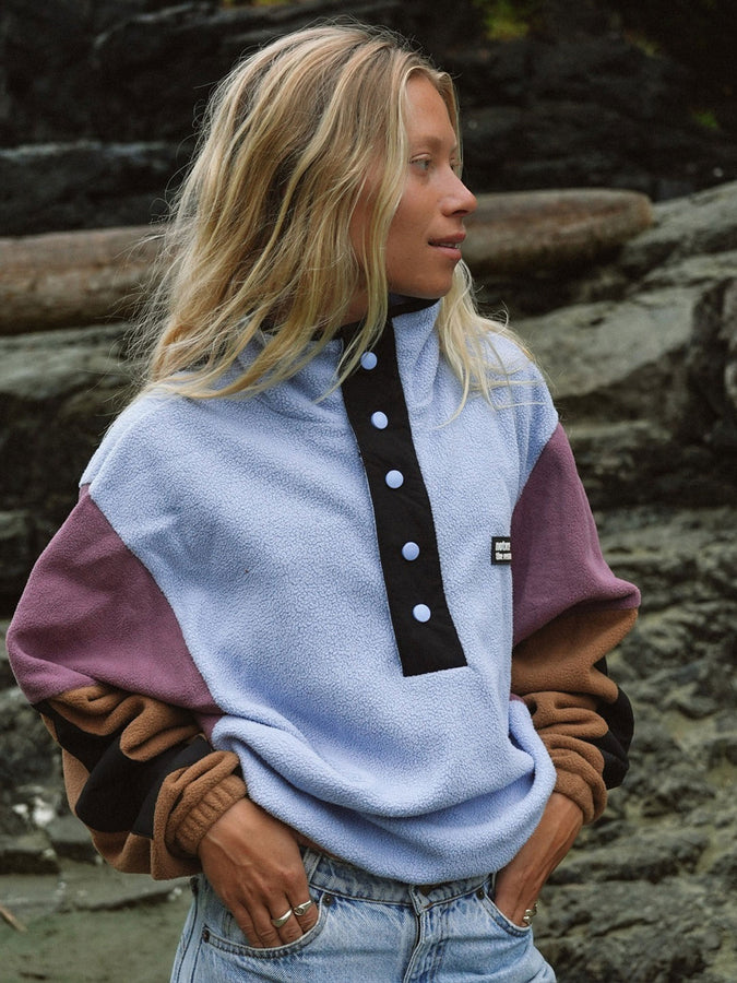 Notice The Reckless Vagabond Cropped Polar Fleece Spring 2026 | LILAC/GRAPE/BROWN