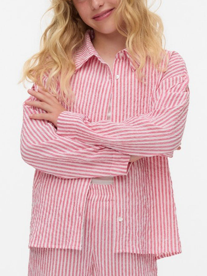 Vero Moda Annie Long Sleeve Buttondown Shirt Spring 2026 | HOLLY BERRY CHECKS