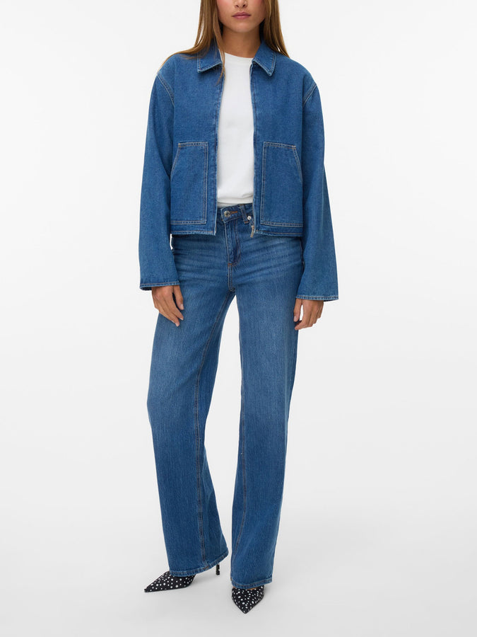 Vero Moda Aura Jacket Spring 2026 | MEDIUM BLUE DENIM