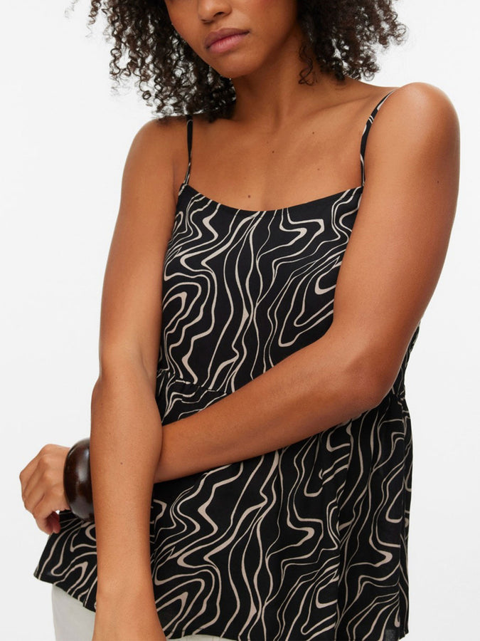 Vero Moda Easy Joy Detail Tank Top Summer 2026 | BLACK