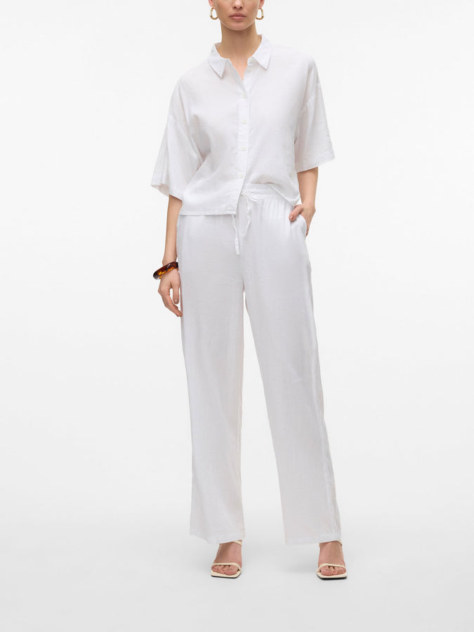 Vero Moda Linn Short Sleeve Buttondown Shirt Spring 2026 |