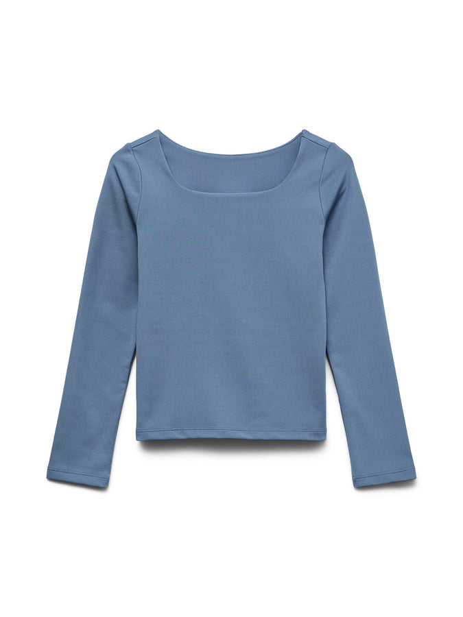 Vero Moda Million Long Sleeve T-Shirt Spring 2026 | CHINA BLUE