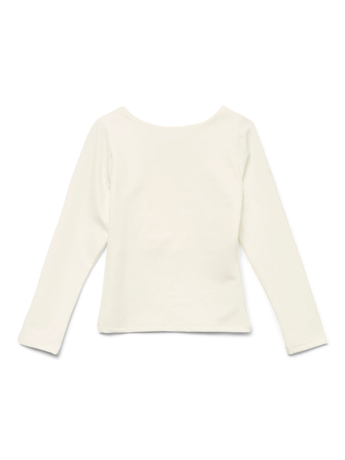 Vero Moda Million Long Sleeve T-Shirt Spring 2026 | SNOW WHITE