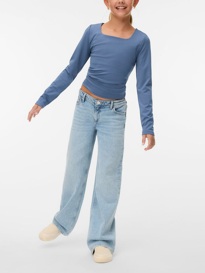 Vero Moda Million Long Sleeve T-Shirt Spring 2026 | CHINA BLUE