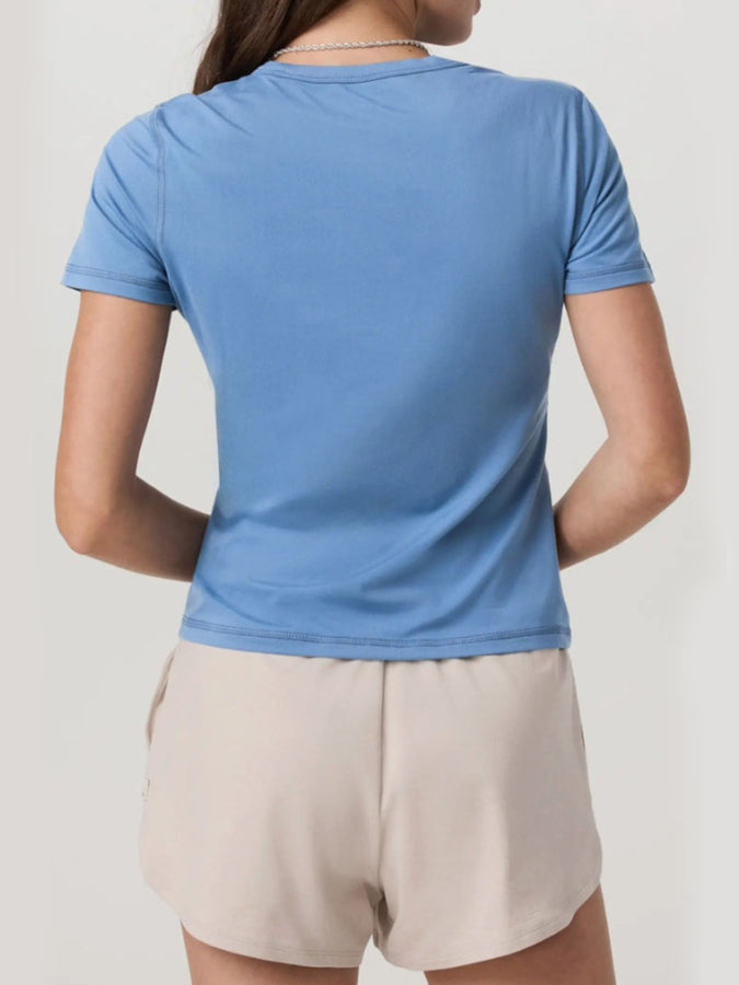 Vuori Lux T-Shirt Fall 2025 | LIGHT FRENCH BLUE (LFB)