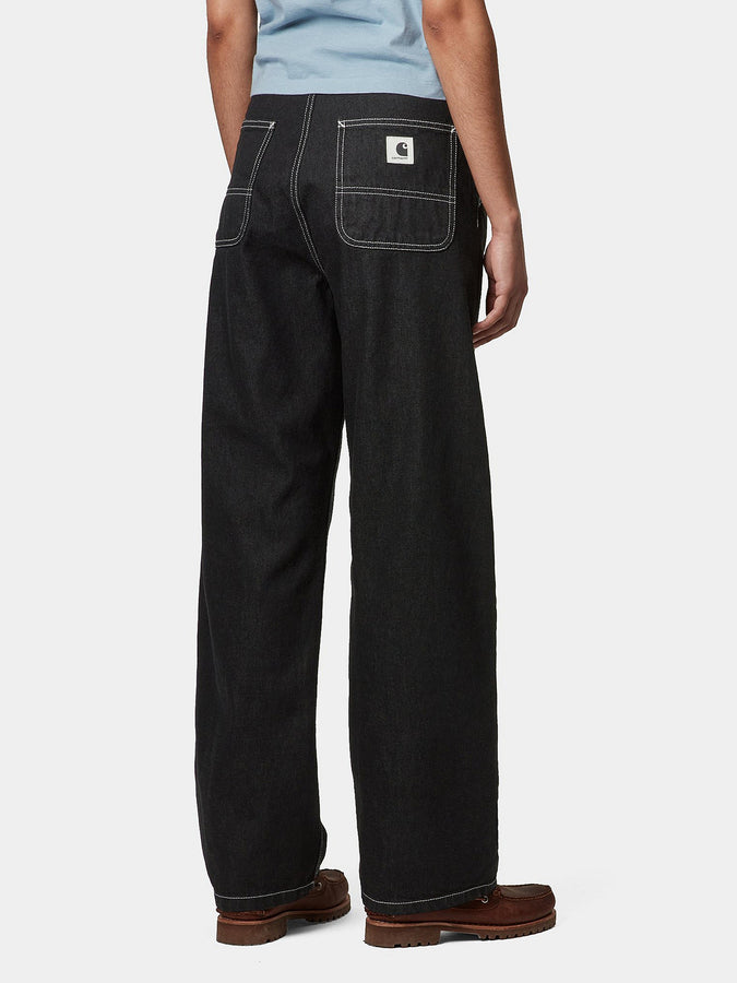 W' Simple Jeans | BLACK STONE WASHED