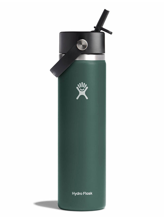 Hydro Flask 24oz Wide Mouth With Flex Straw Cap Fir Bottle | FIR