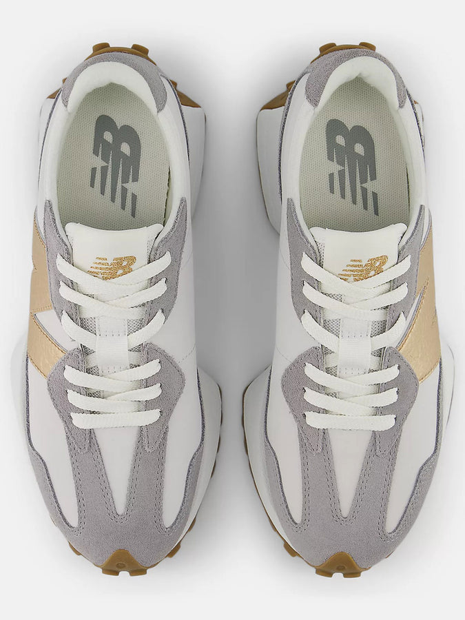 New Balance 327 Grey Matter/Gold Metallic Shoes Summer 2026 | GREY MATTER/GOLD METALLIC