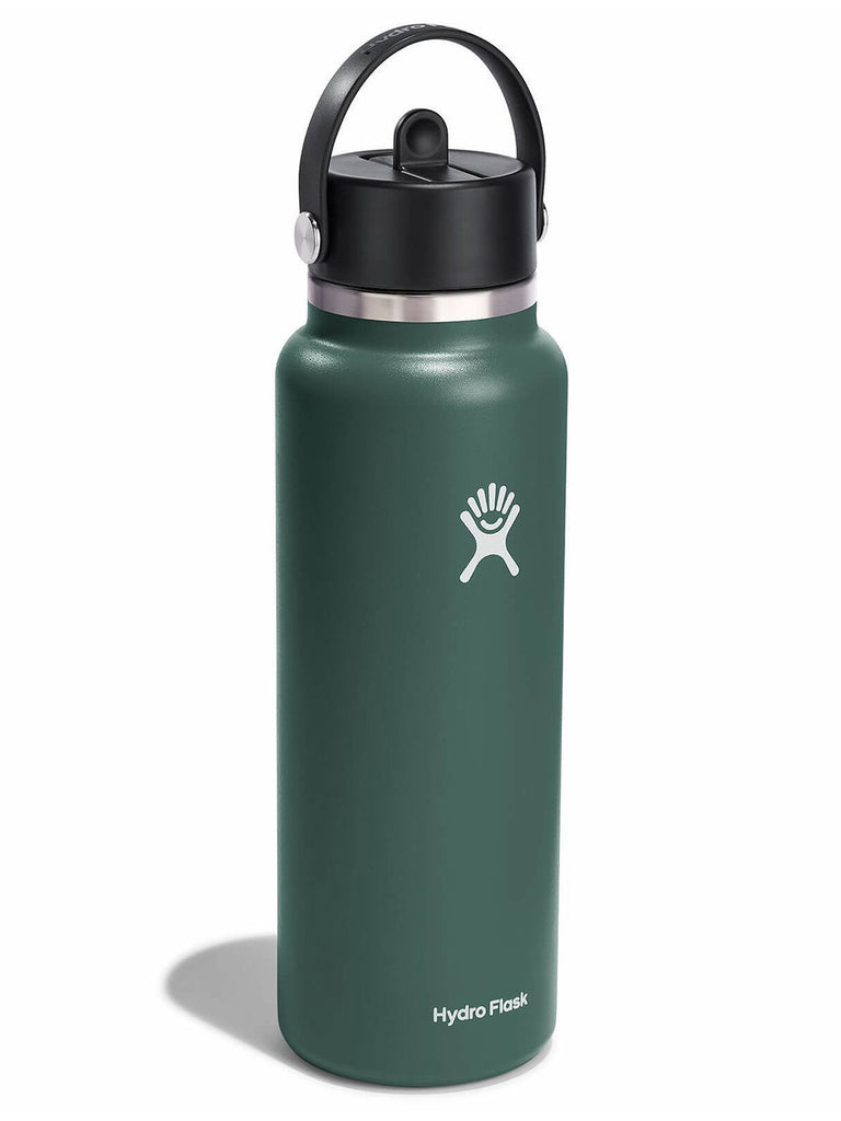 Hydro Flask 40 oz Wide Flex Straw Cap Fir Bottle Spring 2024 | EMPIRE