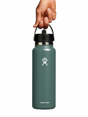 Hydro Flask 40 oz Wide Flex Straw Cap Fir Bottle Spring 2024