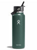 Hydro Flask 40 oz Wide Flex Straw Cap Fir Bottle Spring 2024
