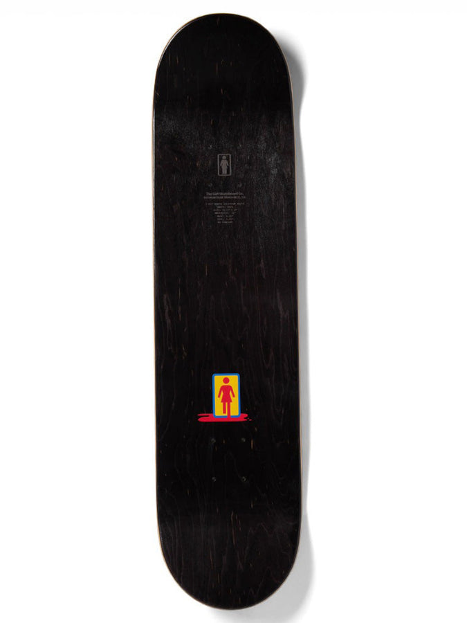 Girl Geering Blood Bath Black 8'' Skateboard Deck | BLACK