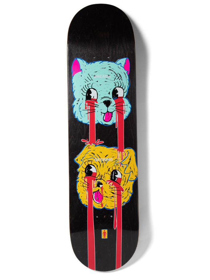 Girl Geering Blood Bath Black 8'' Skateboard Deck | BLACK