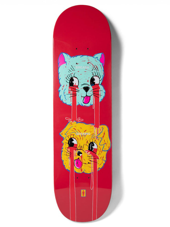 Girl Geering Blood Bath Red 8.5'' Skateboard Deck | RED