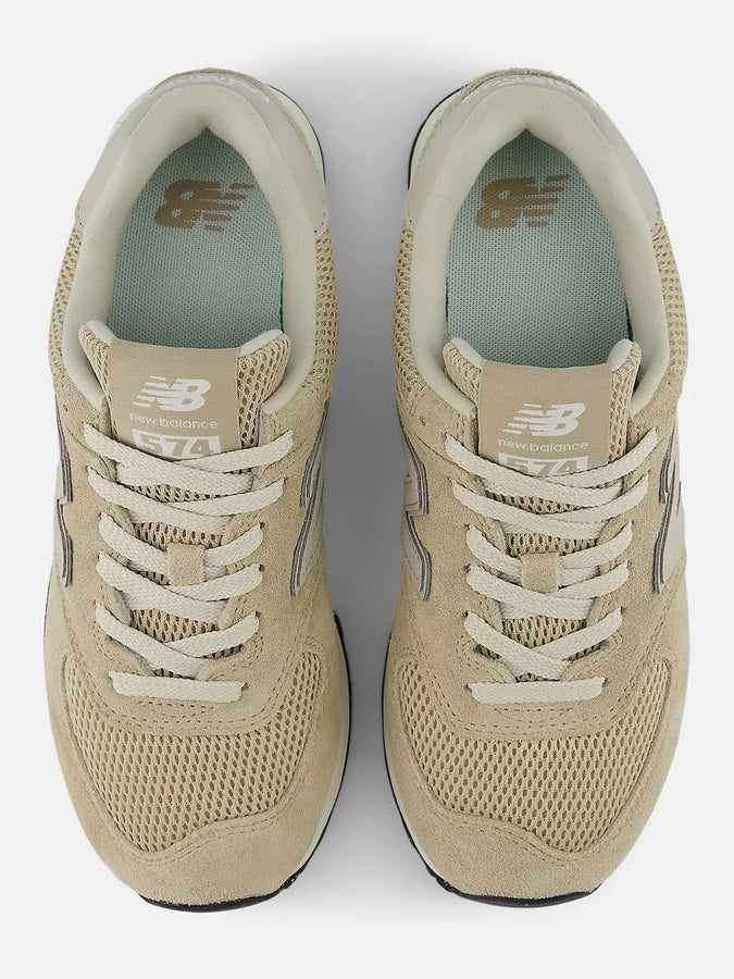 New Balance 574 Beige/White Shoes Spring 2026 | BEIGE/WHITE