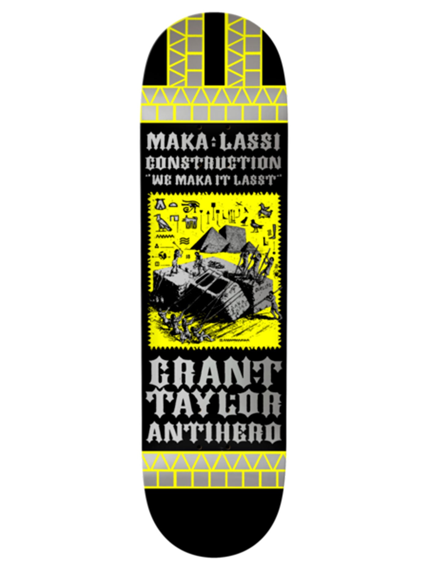 Anti-Hero Makalassi Construction Grant 8.75'' Skateboard Deck