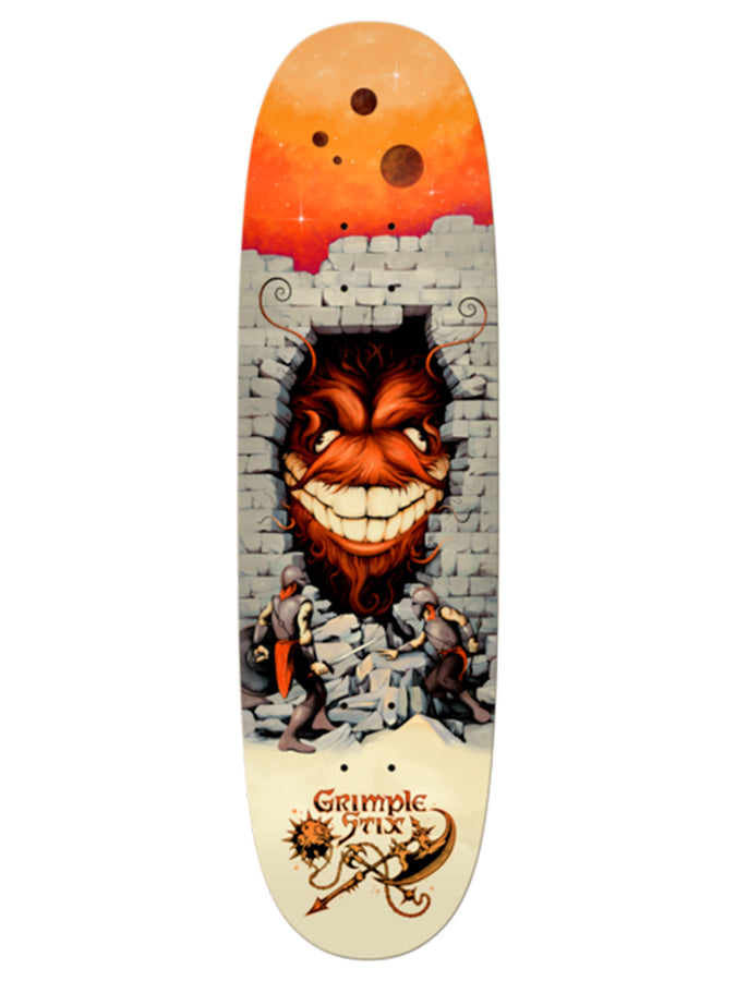 Anti-Hero Grimplestix Barbarians Team 8.75'' Skateboard Deck | MULTI