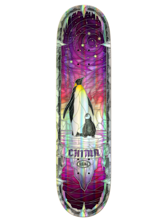 Real Chima Holographic Foil Cathedral 8.25'' Skateboard Deck | MULTI