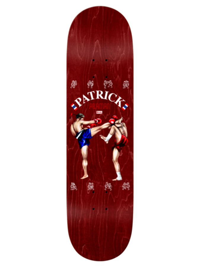 Real Praman Muay Thai 8.5'' Skateboard Deck | RED