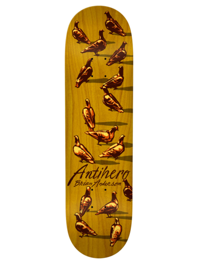 Anti-Hero Dawn Of The Pigeon Anderson 8.8'' Skateboard Deck | ORANGE