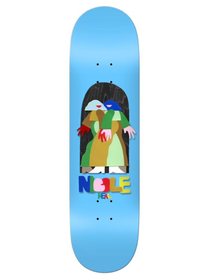 Real Nicole By Marbie 8.38'' Skateboard Deck | BLUE